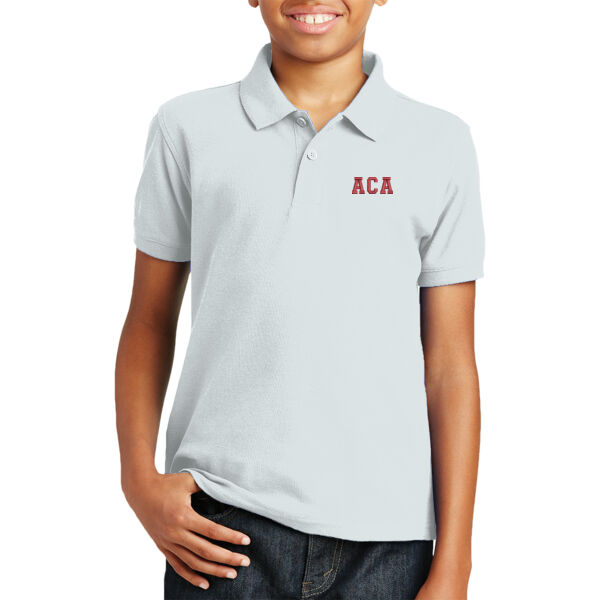    - Youth Core Classic Pique Polo Thumbnail